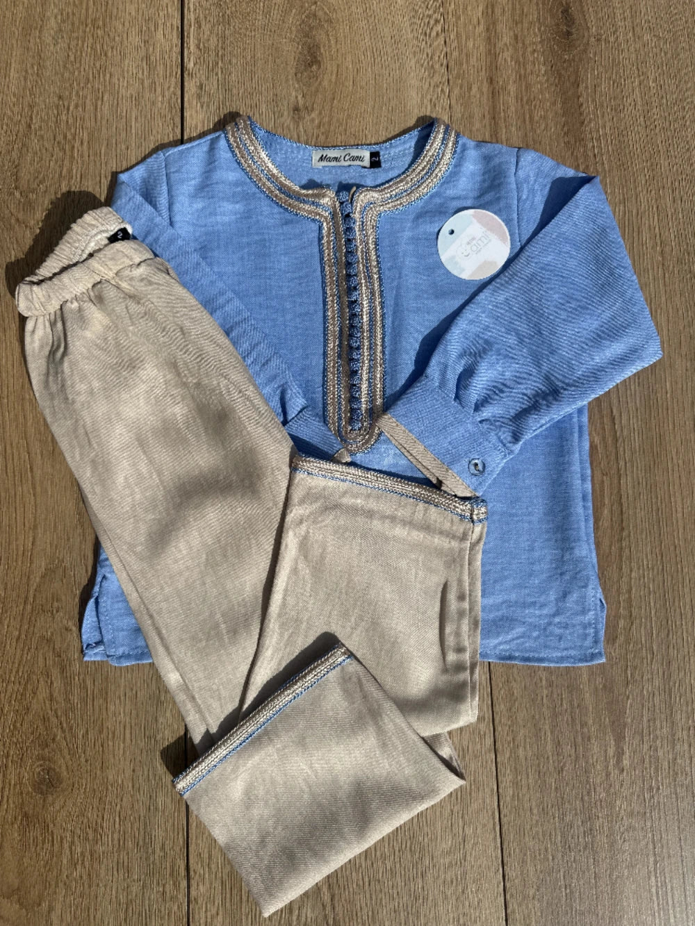 Mami Cami Boy's Jabadour - Sky Blue