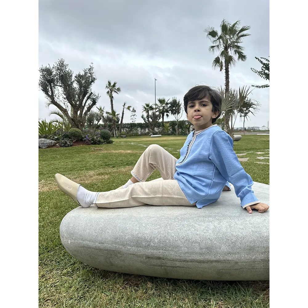 Mami Cami Boy's Jabadour - Sky Blue
