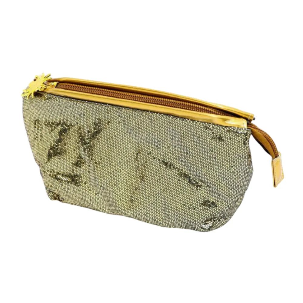 Zarine Small Gold Pencil Case