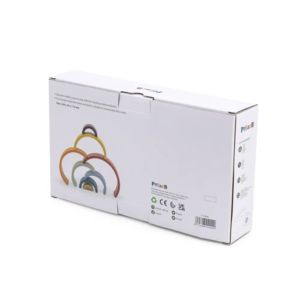 فيجا تويز  بولار بي  قوس قزح قابل للتكديس 18 شهرًا فما فوق