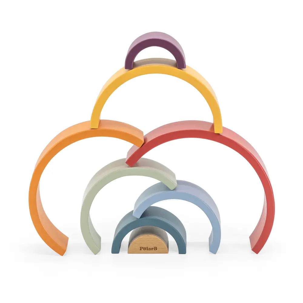 فيجا تويز  بولار بي  قوس قزح قابل للتكديس 18 شهرًا فما فوق