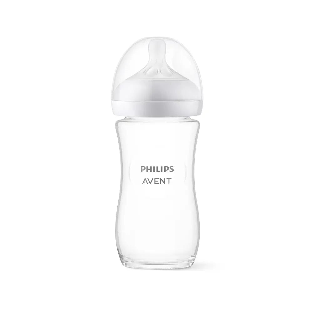 Philips Avent Natural Glass Baby Bottle 1M+ - 240ml
