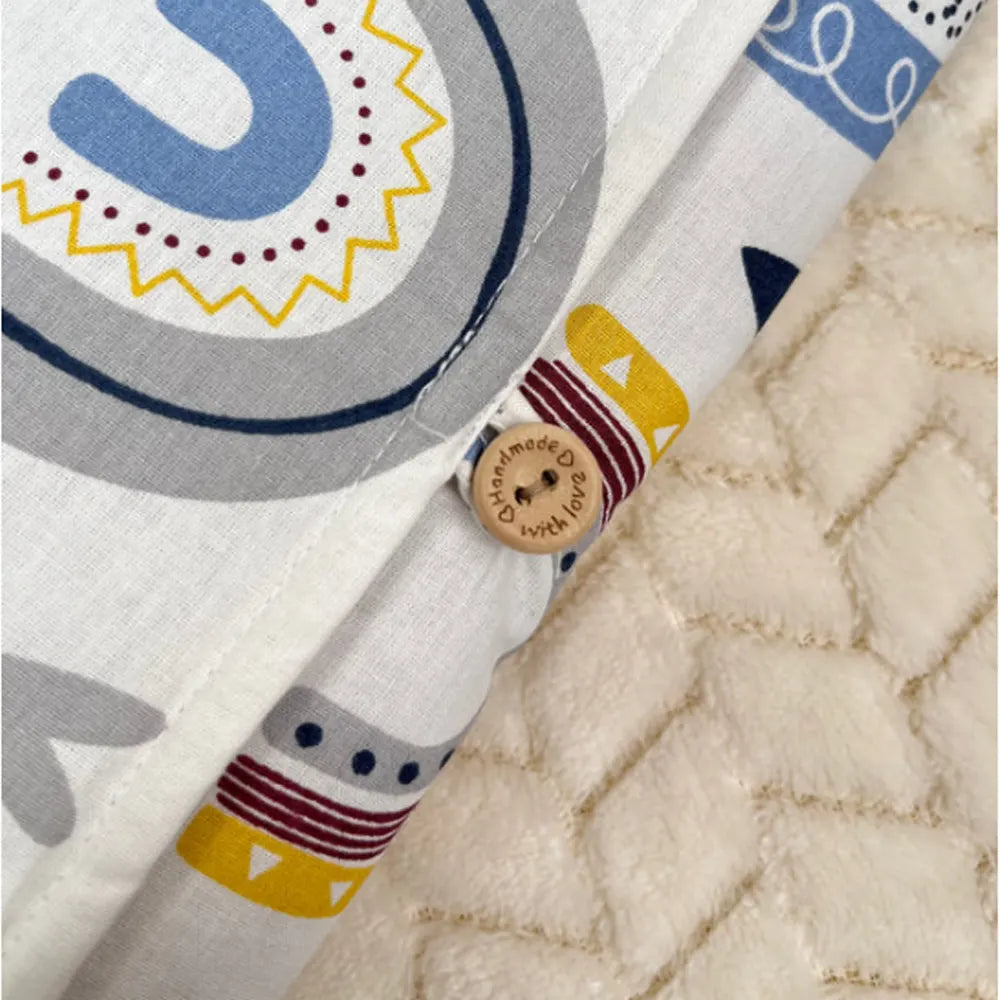 Babymat Tapis à Langer - Happiness Bleu