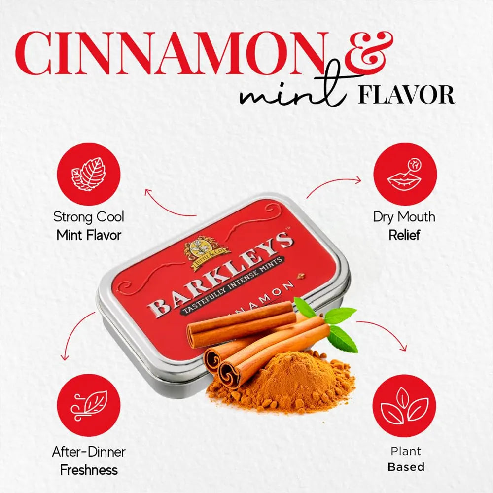 Barkleys Mints Cinnamon - 50g