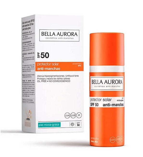 Bella Aurora Gel Solar Antimanchas Piel Mixta/Grasa SPF 50+ 50 ml