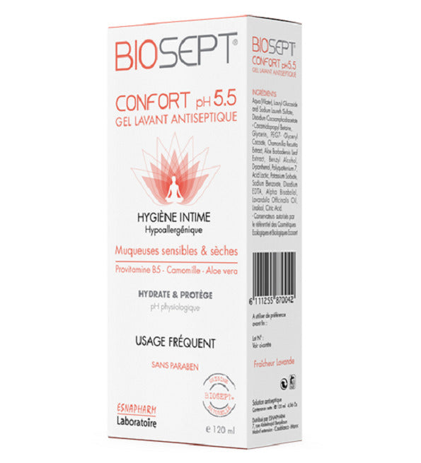 Biosept 5.5 Gel Nettoyant intime Traitant 200Ml