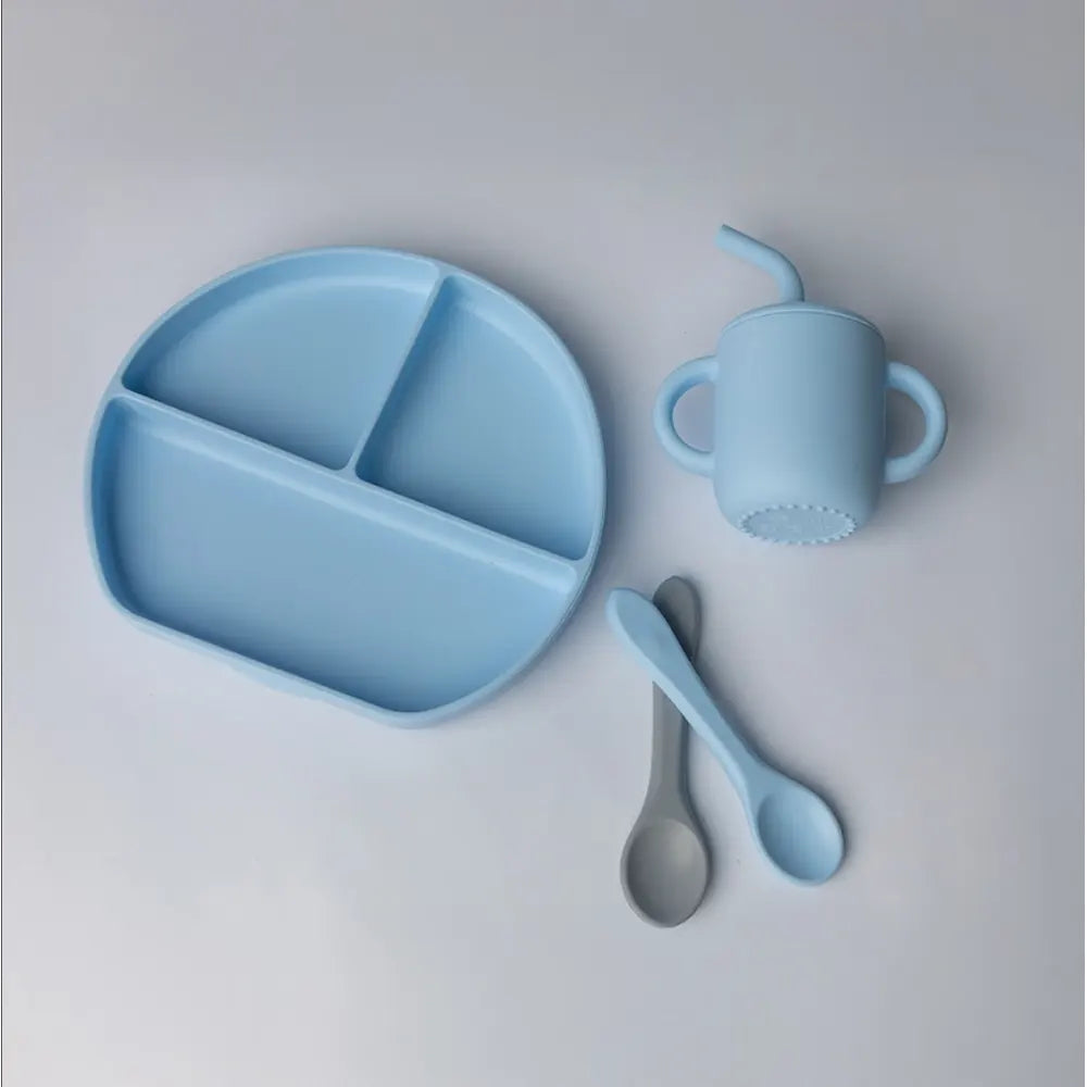 YUMMY Silicone Meal Set 6M+ - Sky Blue