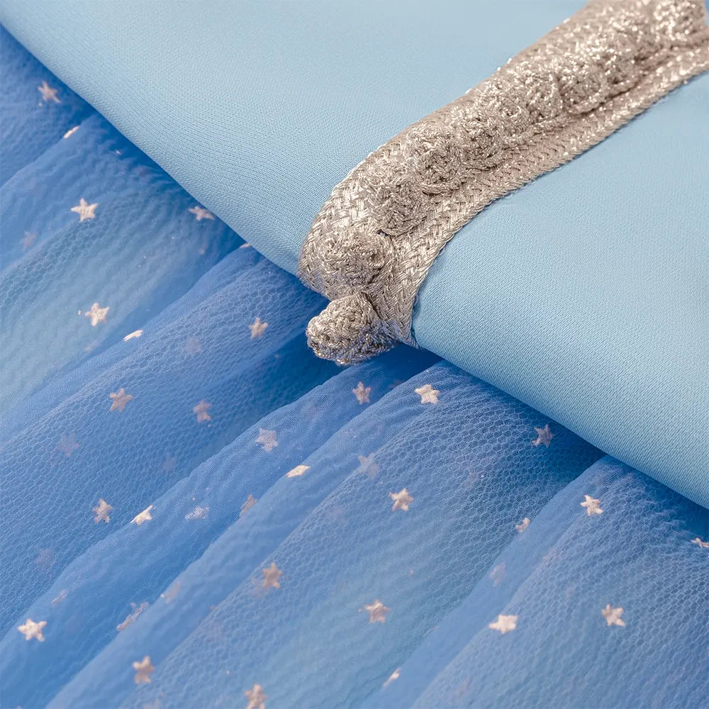 Girls' Caftan Dress - Blue Star