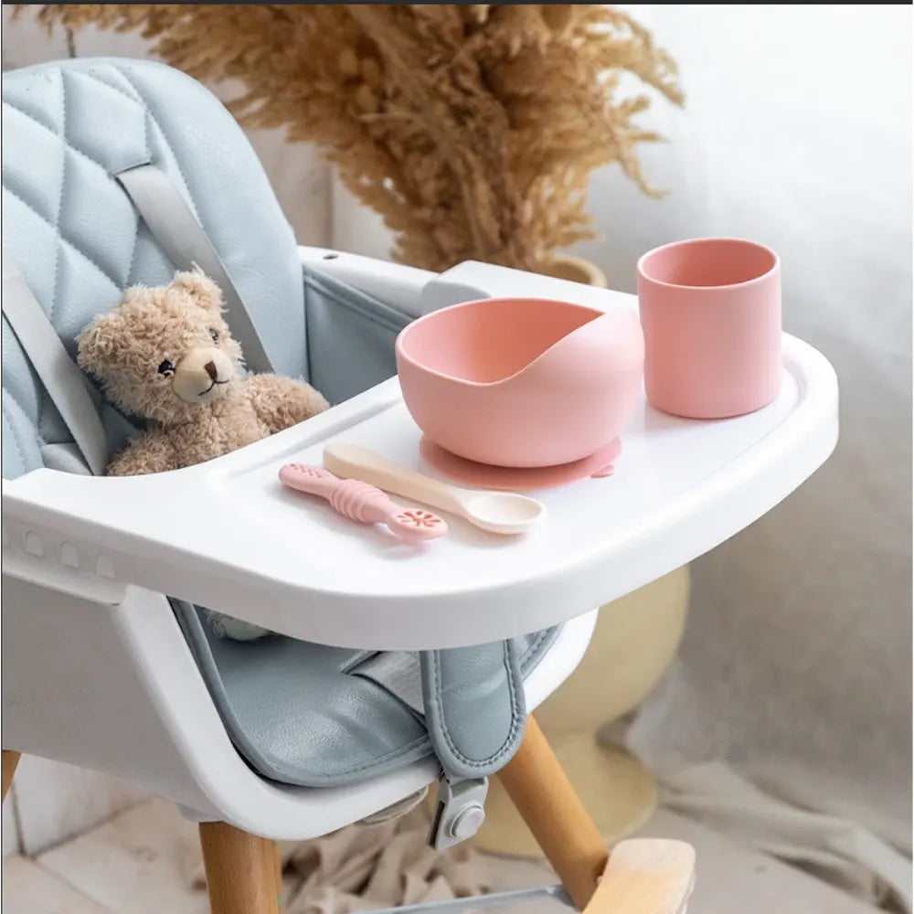 YUMMY Coffret Repas Silicone 4M+ - Blush