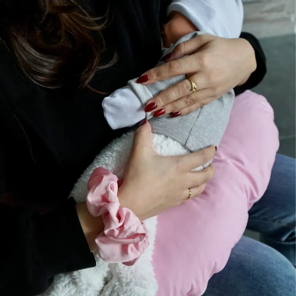 ربطة شعر بامبيدو الحريرية - وردي