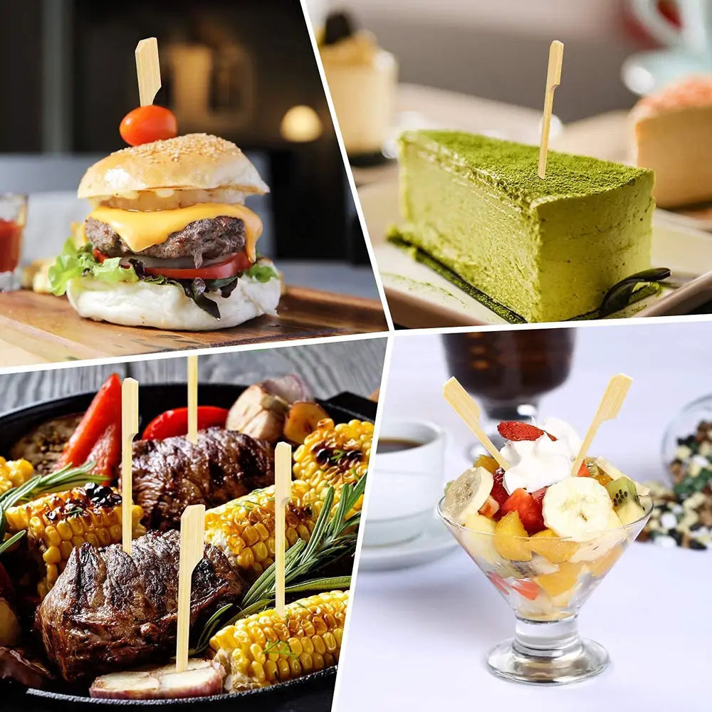 Pack of 50 Bamboo Skewers - Small Size