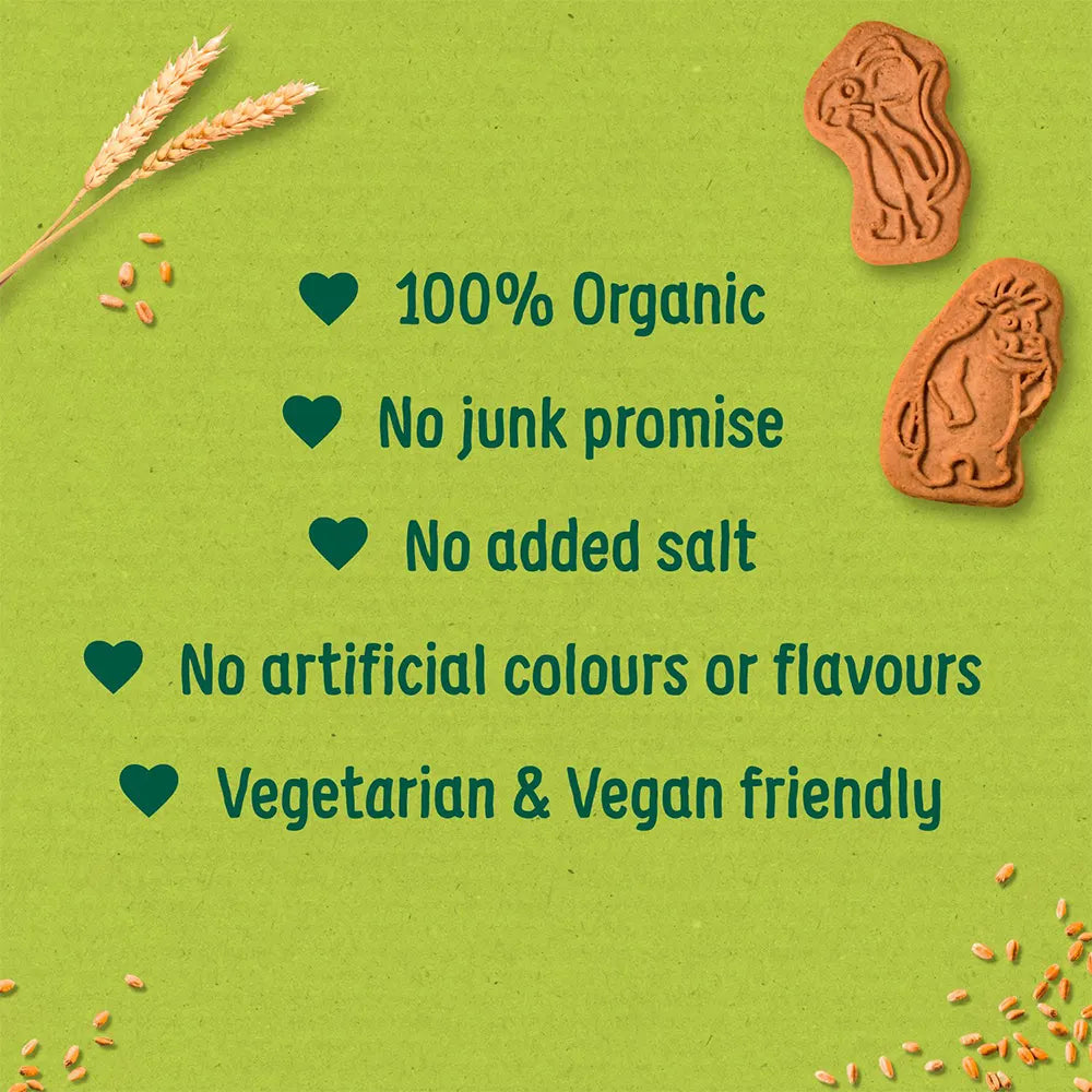 أورجانيكس بسكويت غرافالو كاكاو و فانيليا 12 شهر فما فوق