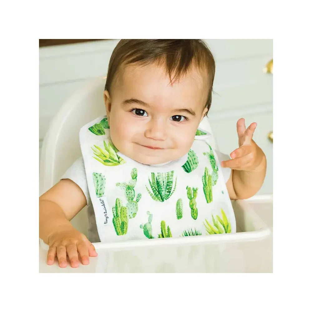 Juego de 3 baberos Tiny Twinkle - Cactus