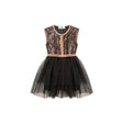 Caftan Robe pour Fille Sans Manches - Noir Eclat