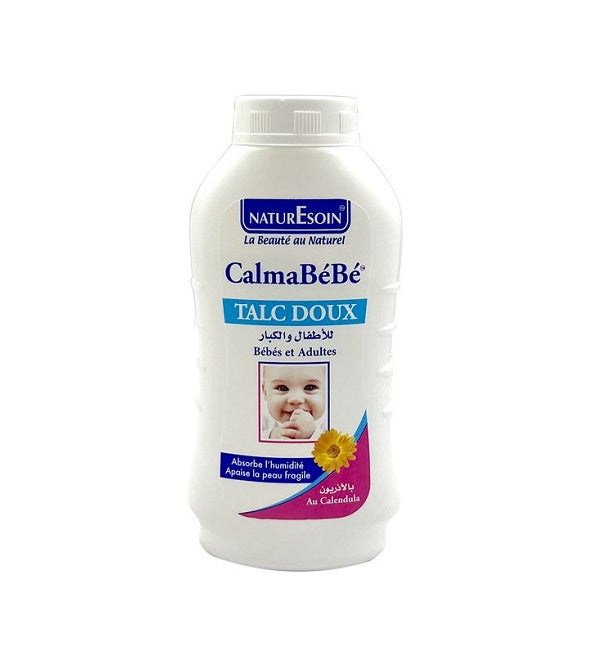 CALMABéBé Talc Doux 100g - Bébé et Adulte - au Calendula