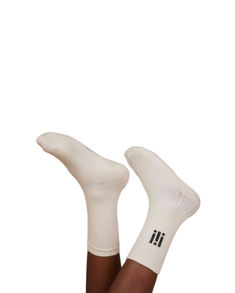 Chaussettes côtelées unisexes en coton Vanille Ben B Collection