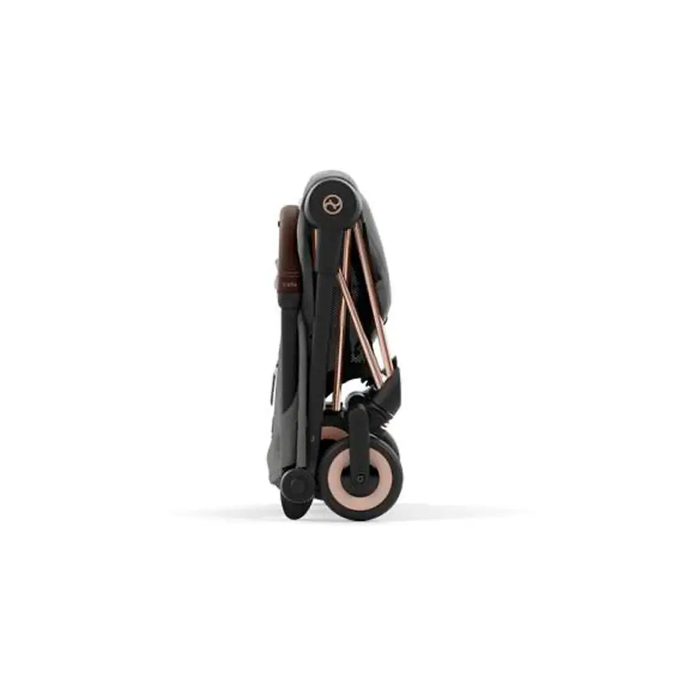 CYBEX Coya Ultra-compact Rosegold Stroller - Mirage Gray