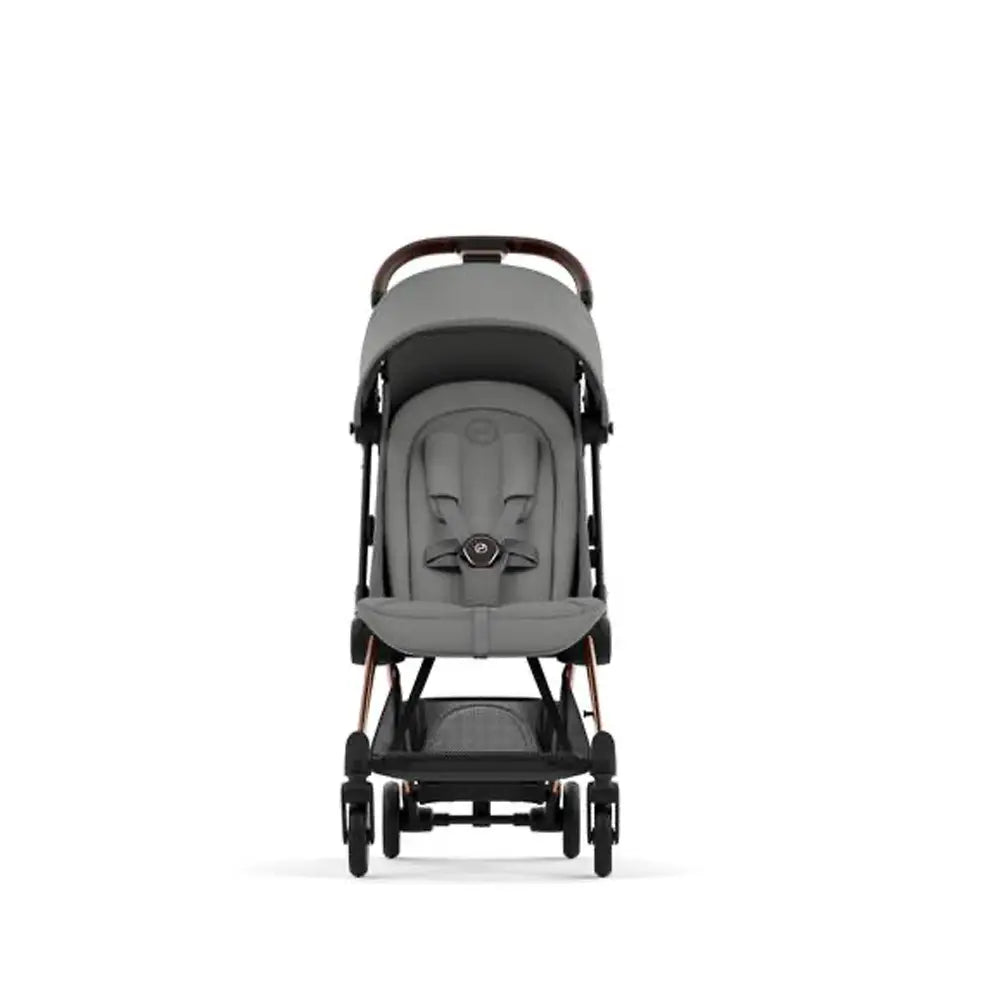 CYBEX Coya Ultra-compact Rosegold Stroller - Mirage Gray