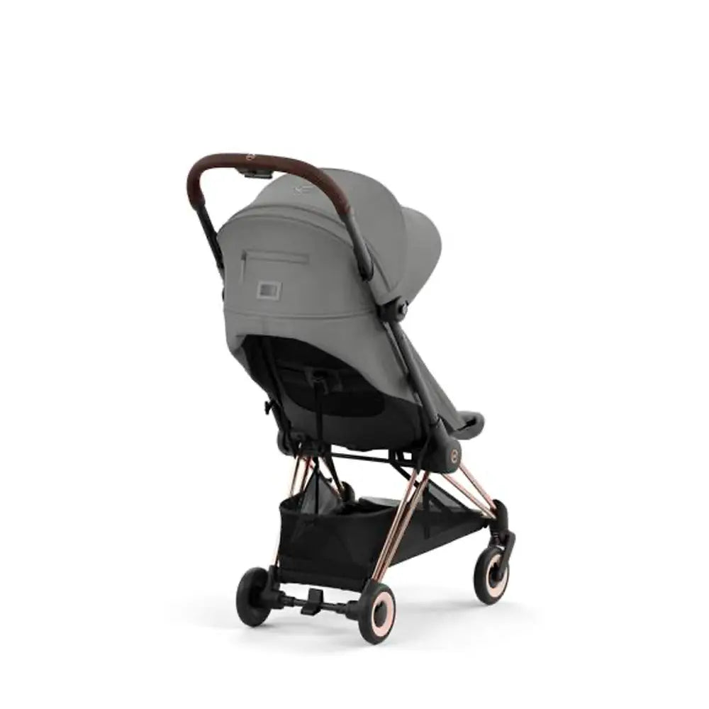 CYBEX Coya Ultra-compact Rosegold Stroller - Mirage Gray