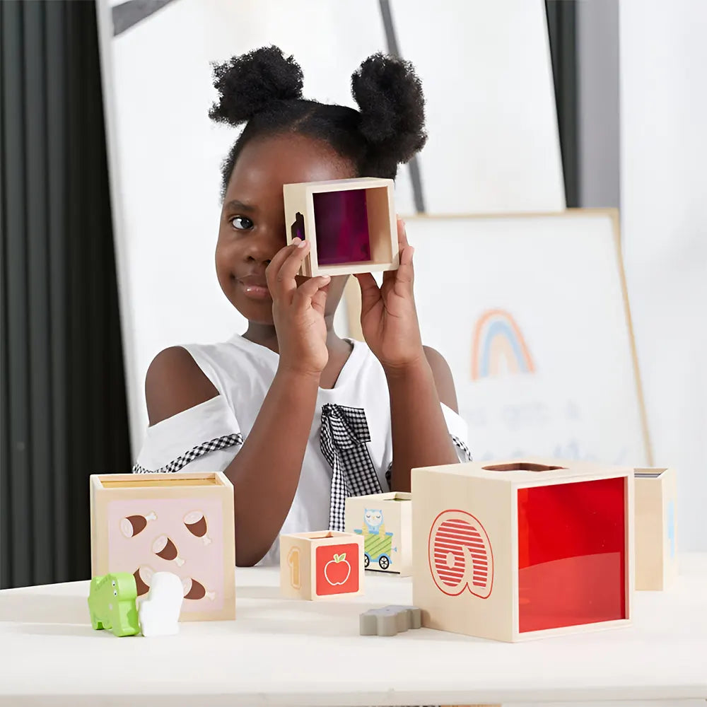 Viga Toys Blocs à Emboîter & à Empiler 18M+