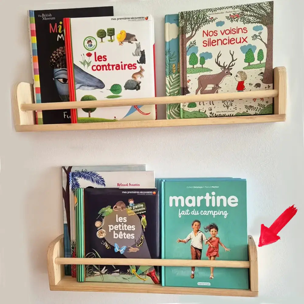 PapyJoe Etagères Murales Mini 50x12 cm