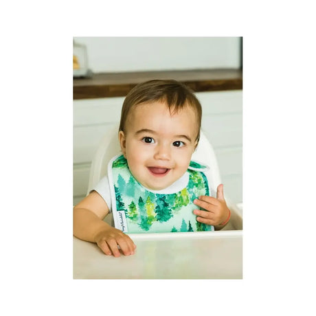 Tiny Twinkle 3 Pack Feeding Bibs - Forest