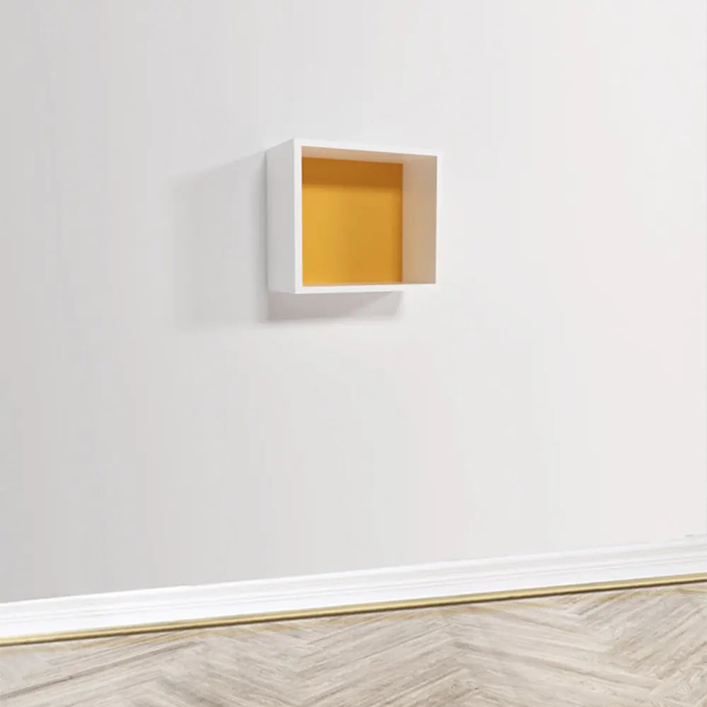 Wlidaty Home Cube Mural Fond Jaune 23x23 cm