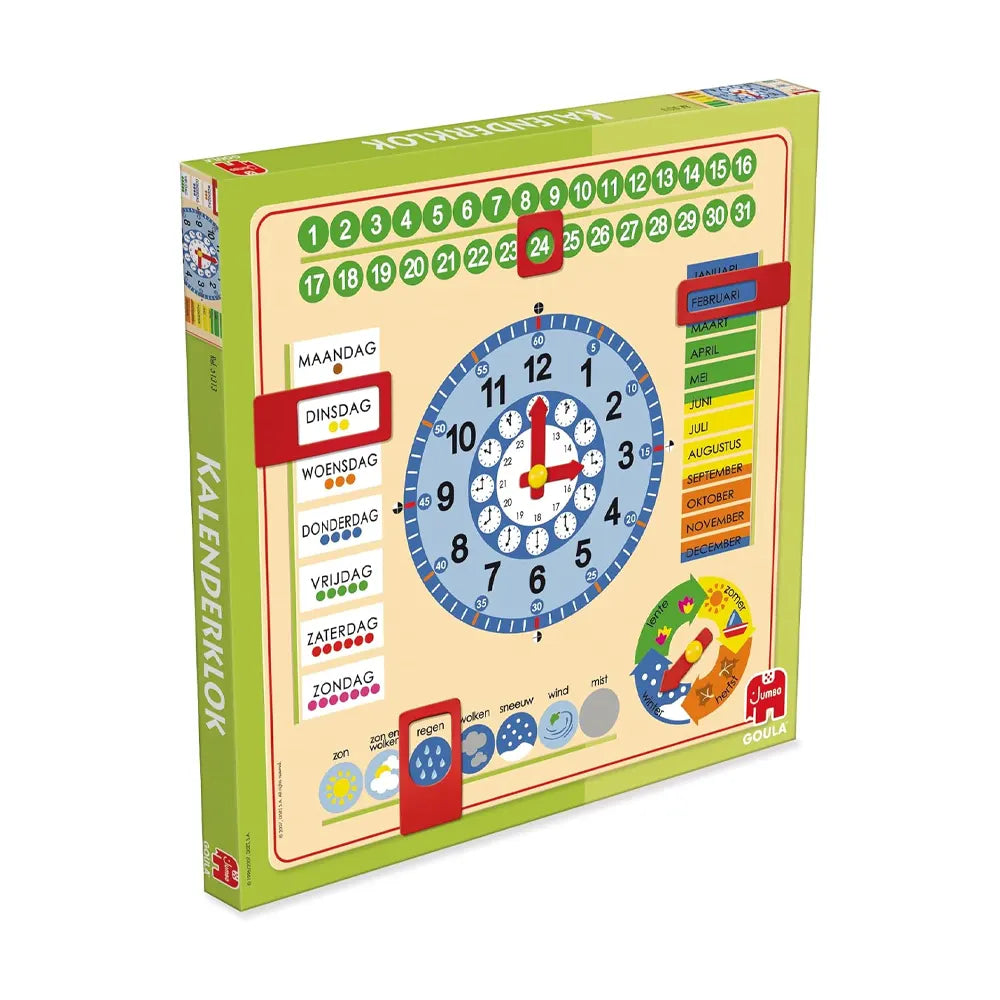 Goula Horloge Calendrier Jumbo - 3A+