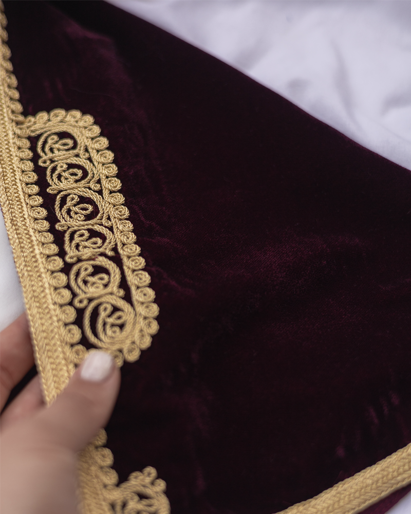 جبادور من قطعتين مع سلها  للبنين 3-6 سنوات - بوردو