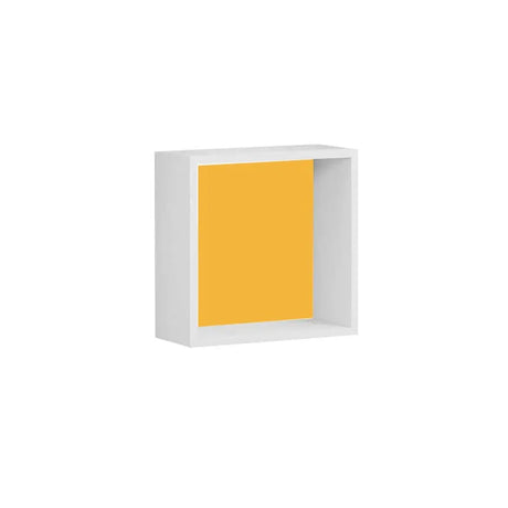 Wlidaty Home Cube Mural Fond Jaune 18x18 cm