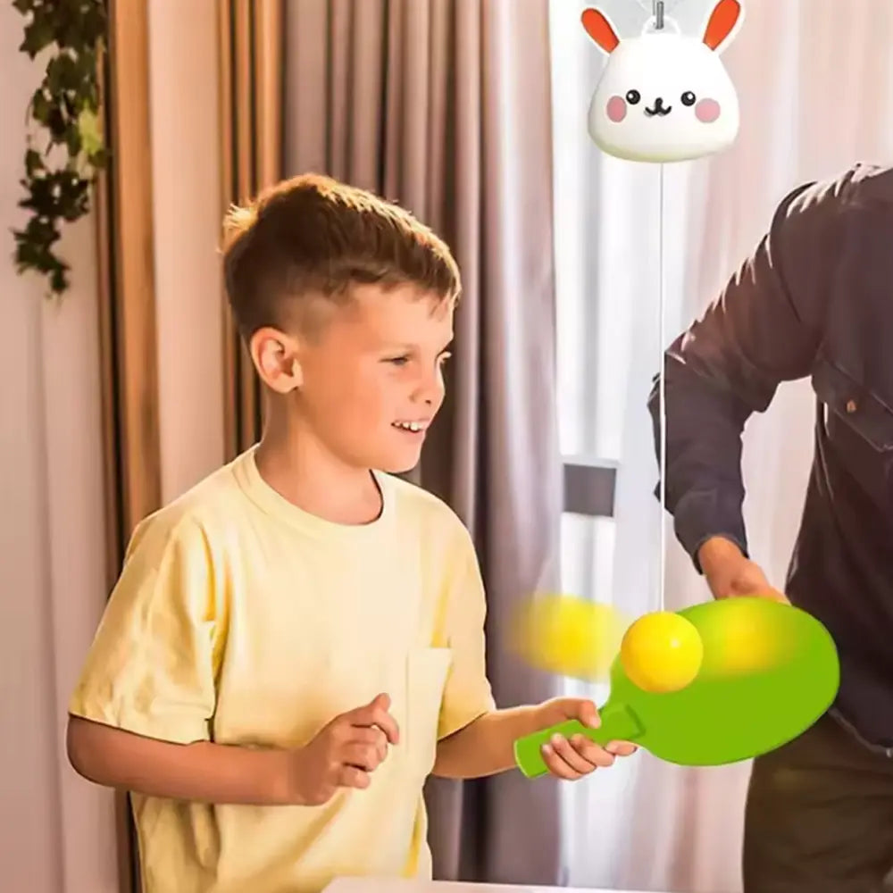 Juego de Raquetas con Pelota Colgante - Conejo