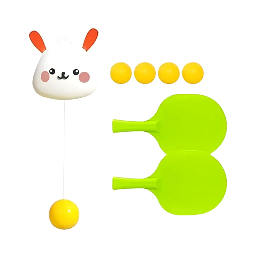Juego de Raquetas con Pelota Colgante - Conejo