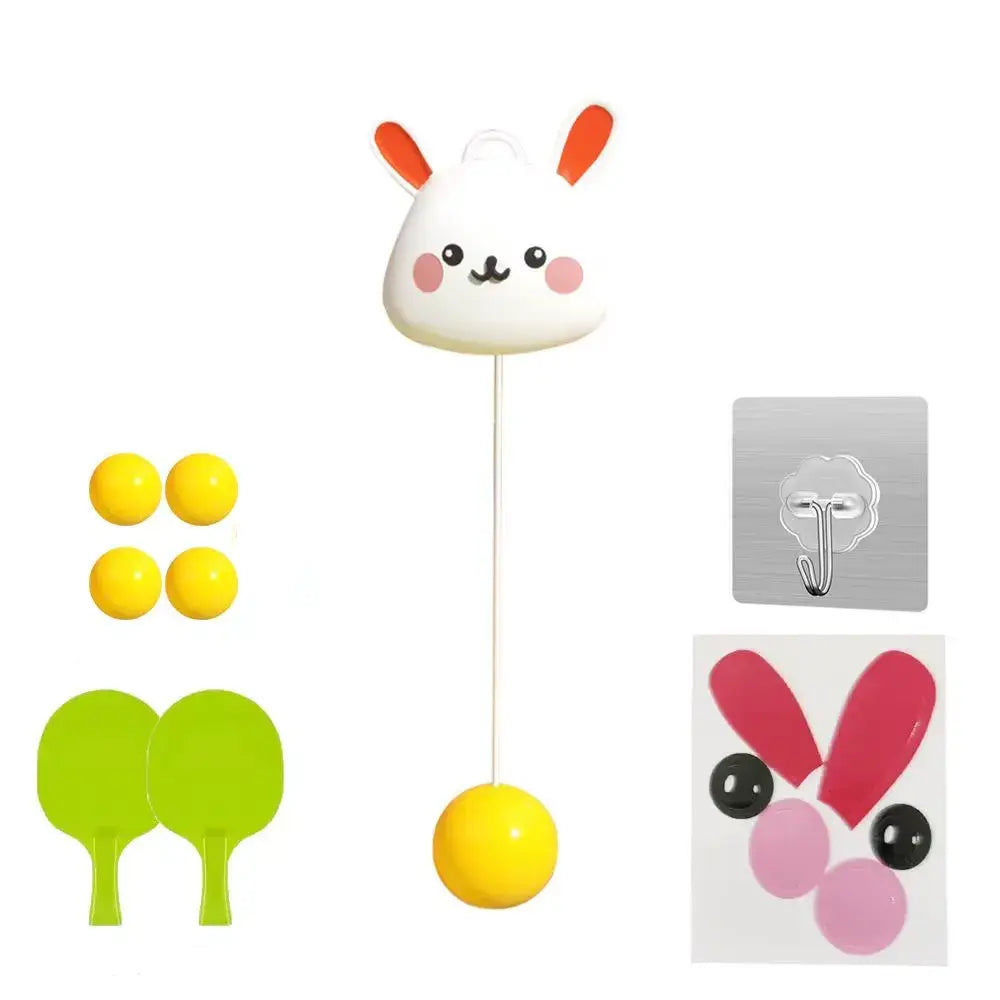 Juego de Raquetas con Pelota Colgante - Conejo