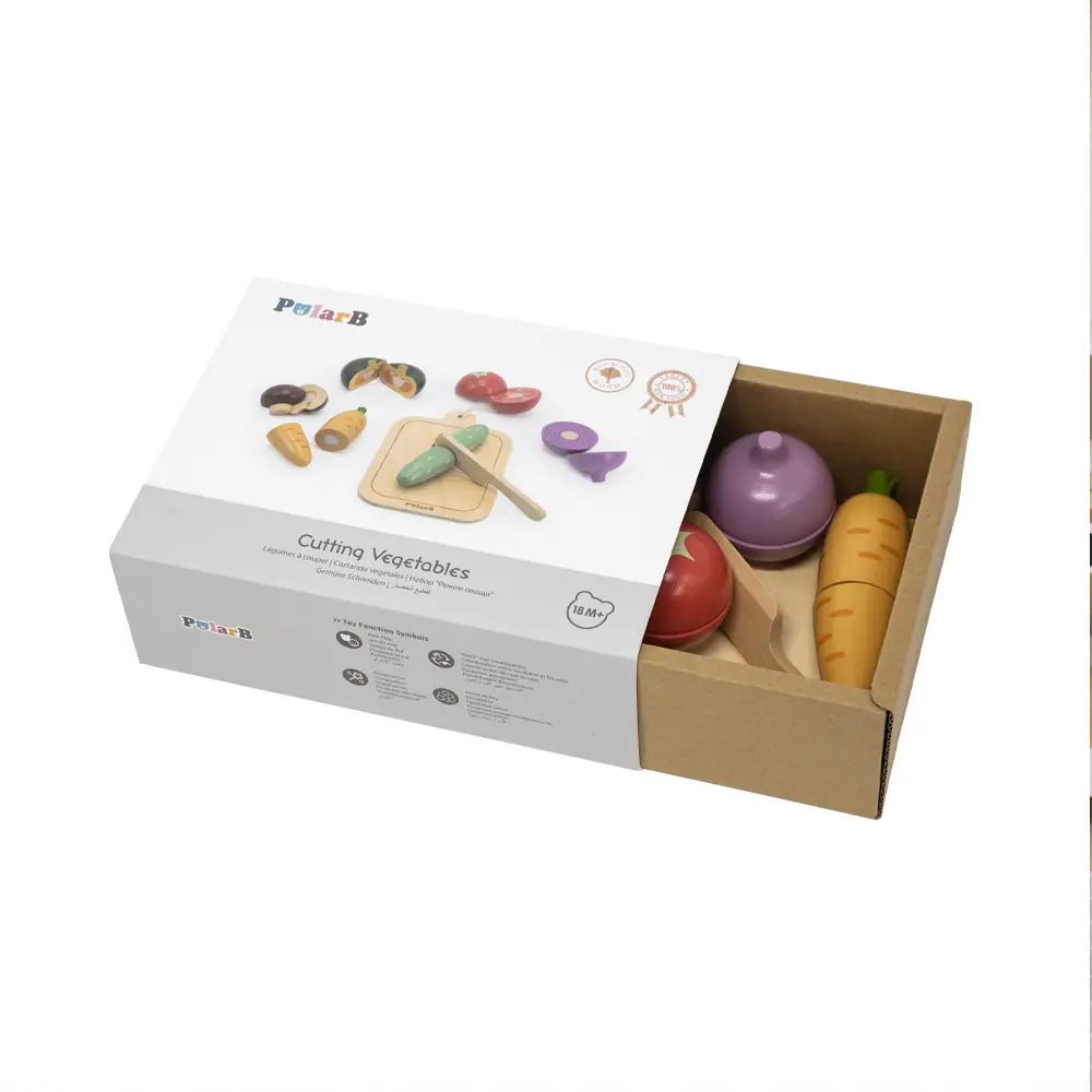 Viga Toys PolarB Vegetable Cutting Set 18M+