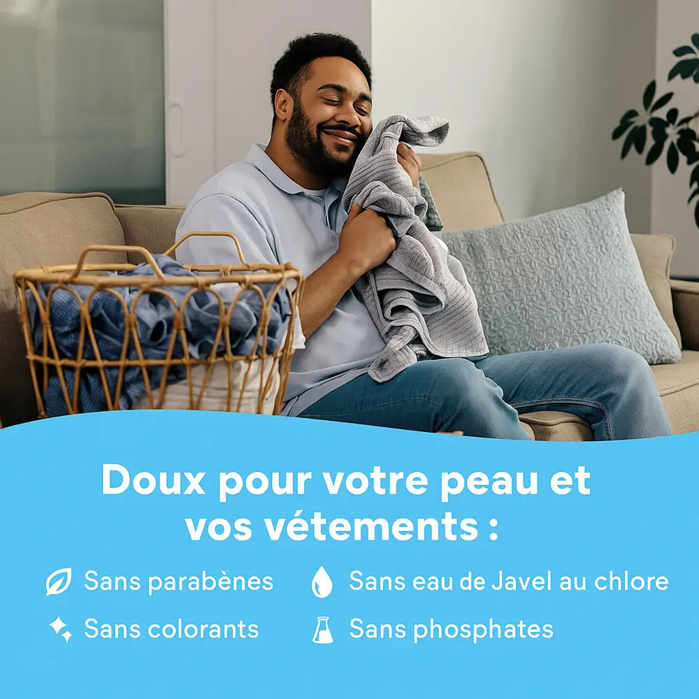 Tru Earth Feuilles de Lessive Ultra-concentrées - Linge Frais