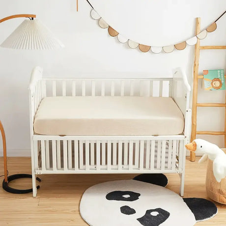 Bambidou Drap Housse Pour Lit Bébé 120x60 cm - Beige