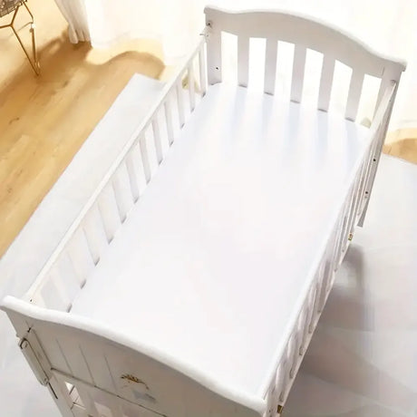 Bambidou Drap Housse Pour Lit Bébé 120x60 cm - Blanc