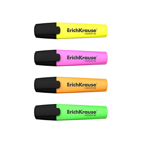Erichkrause Boîte de 4 Marqueurs Fluo V12