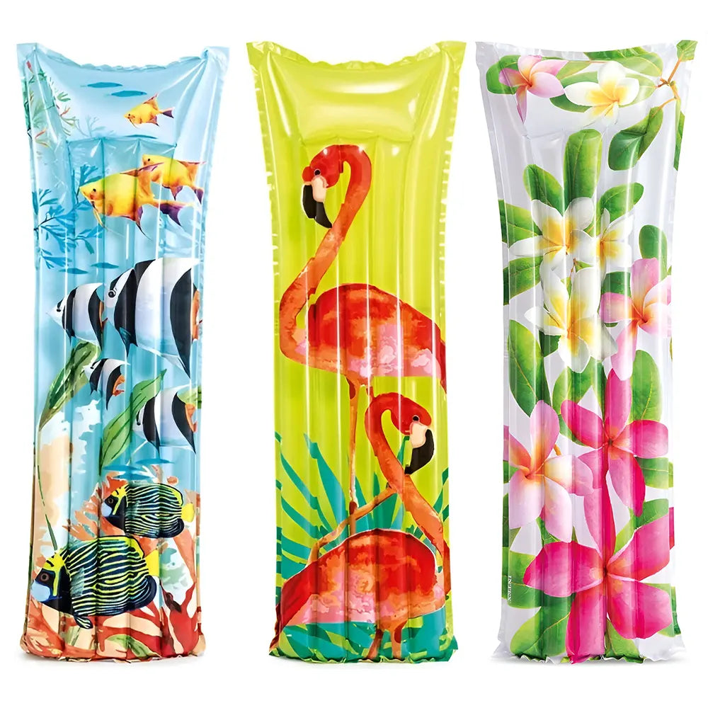 Intex Matelas Fashion Pour Piscine Poissons