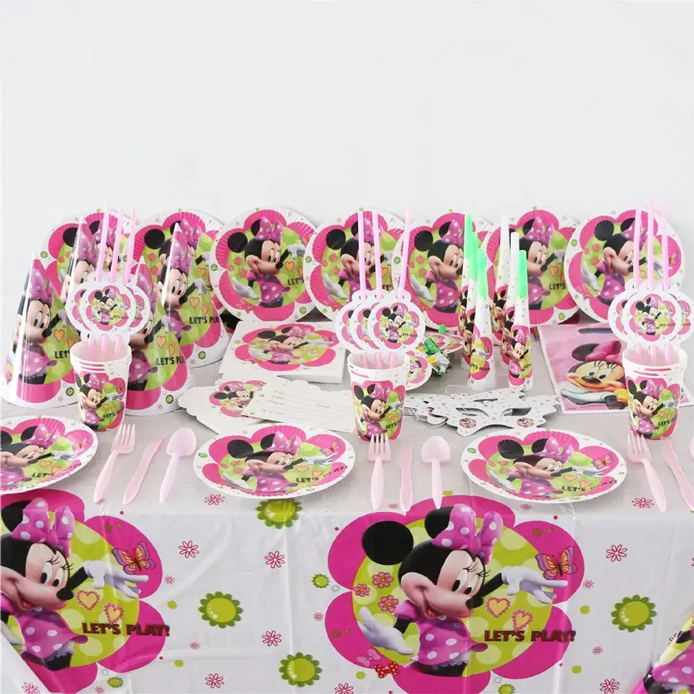 Panier Cadeau Minnie Mouse Pour Fille - Anniversaire, Pâques - Rempli De Jouets