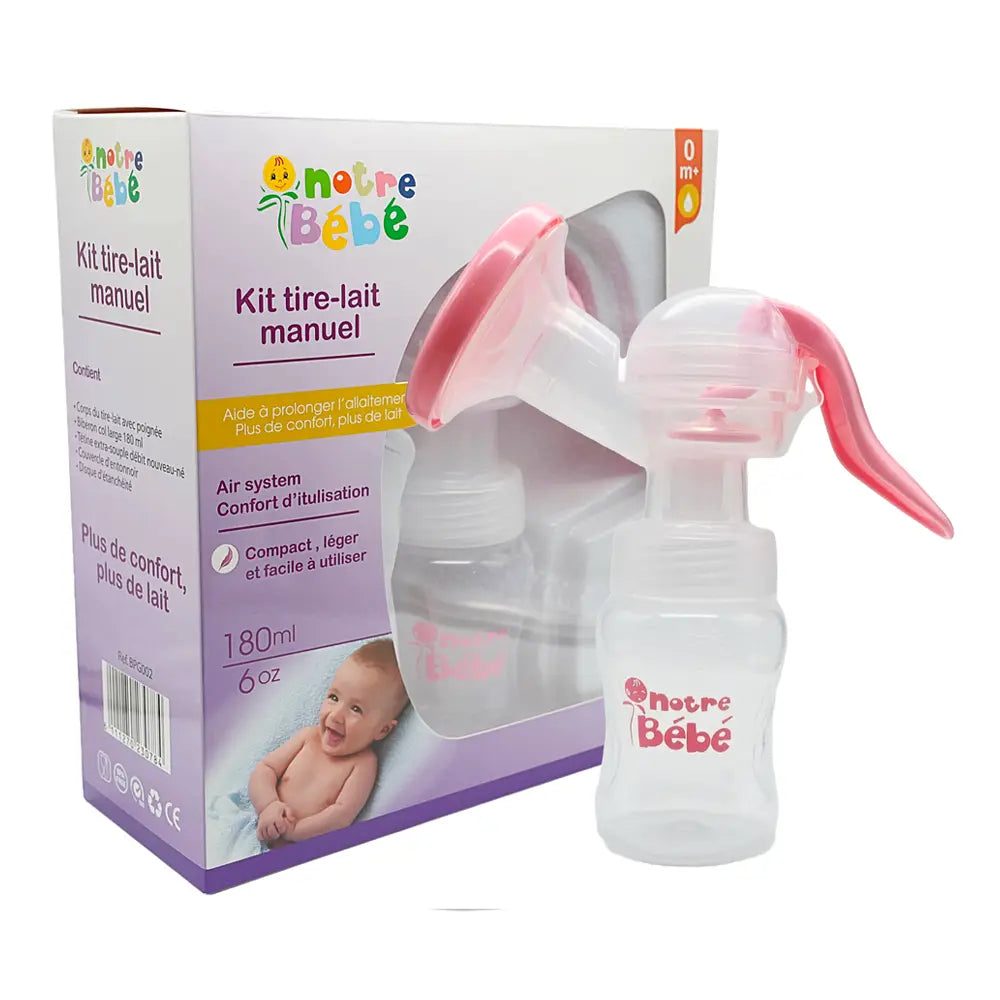 Our Baby Manual Breast Pump - Pink