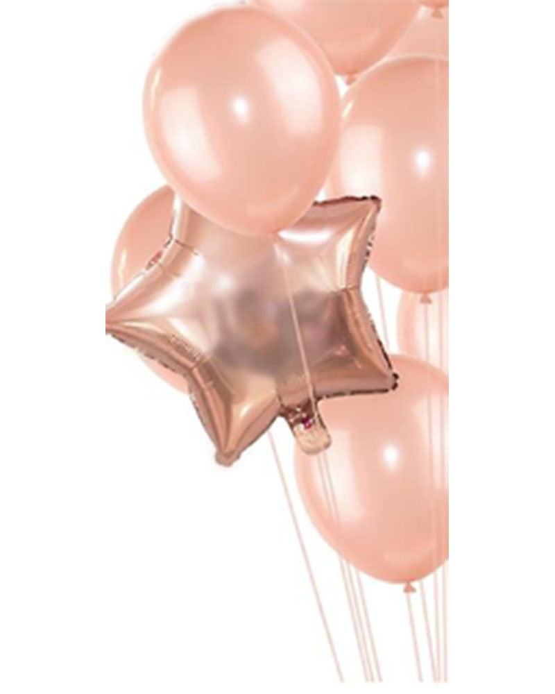 Pack 9 Ballons Pour Fête - Bronze
