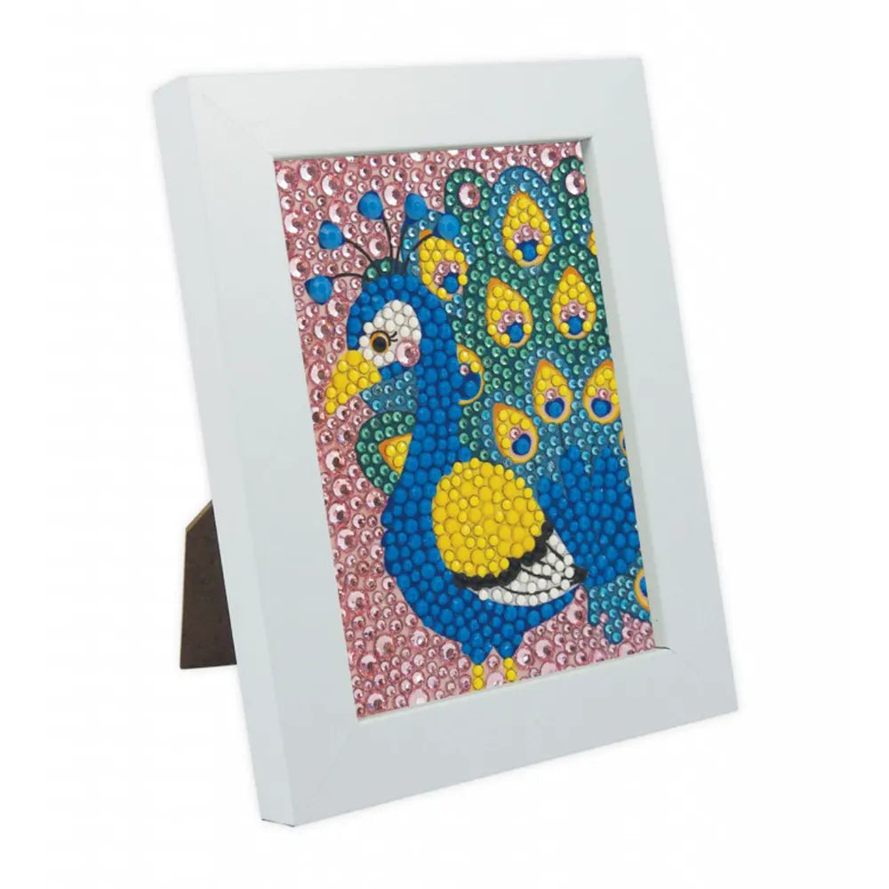 Buki Kit Créatif Glitter Mosaïque 7A+ - Paon