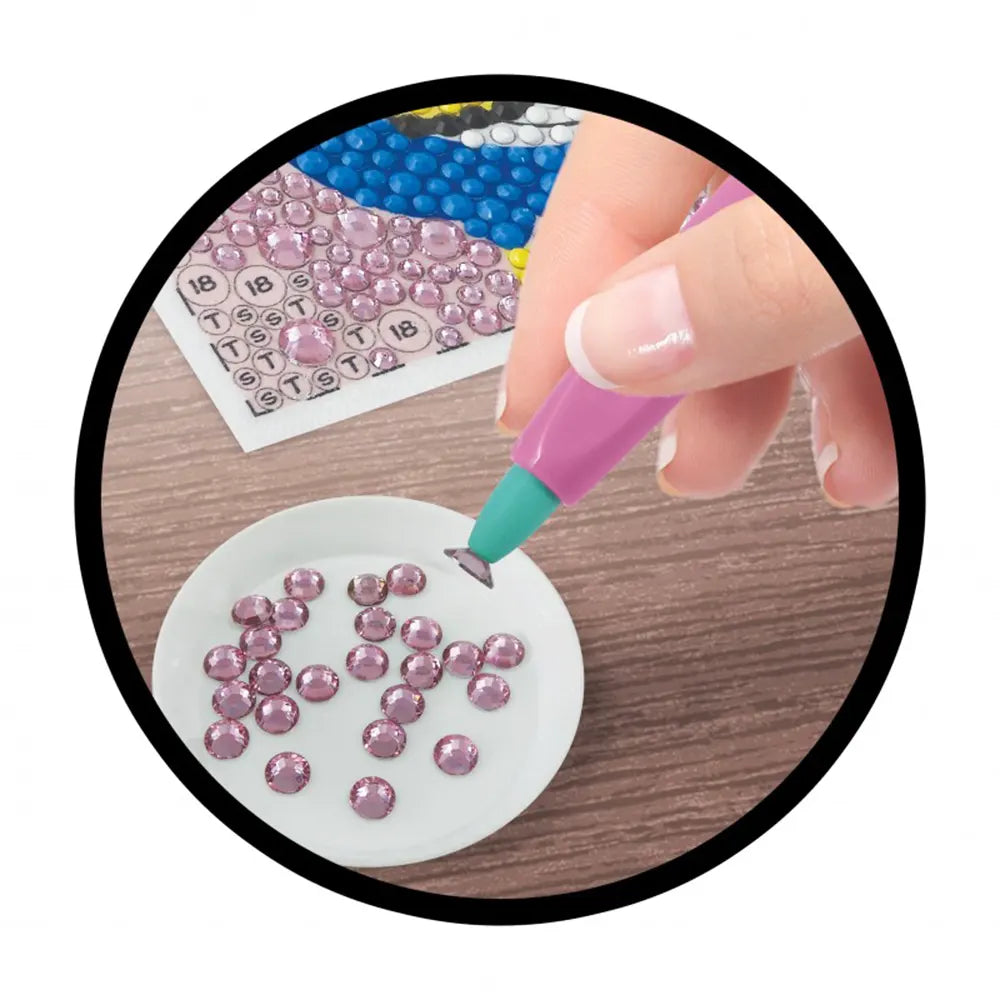 Buki Kit Créatif Glitter Mosaïque 7A+ - Paon