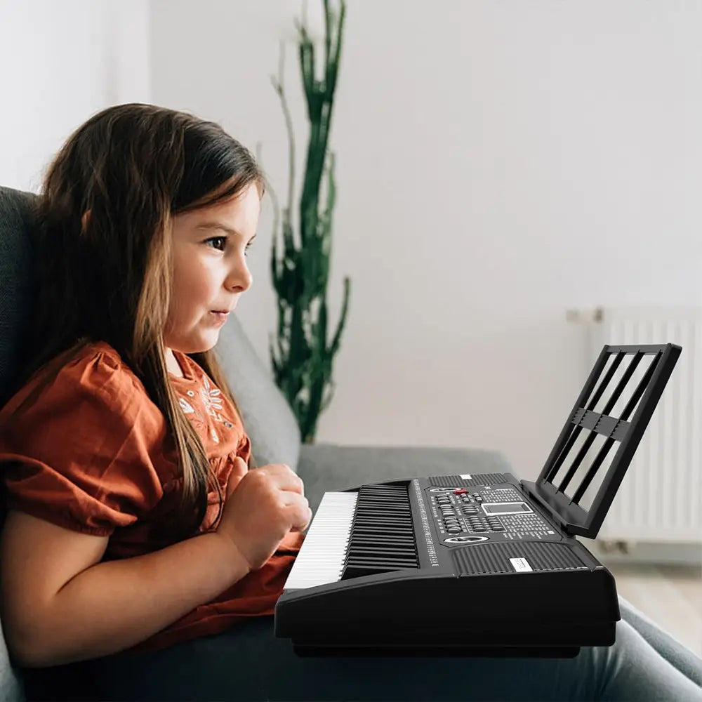 بيانو إلكتروني كبير 61 مفتاح مع ميكروفون