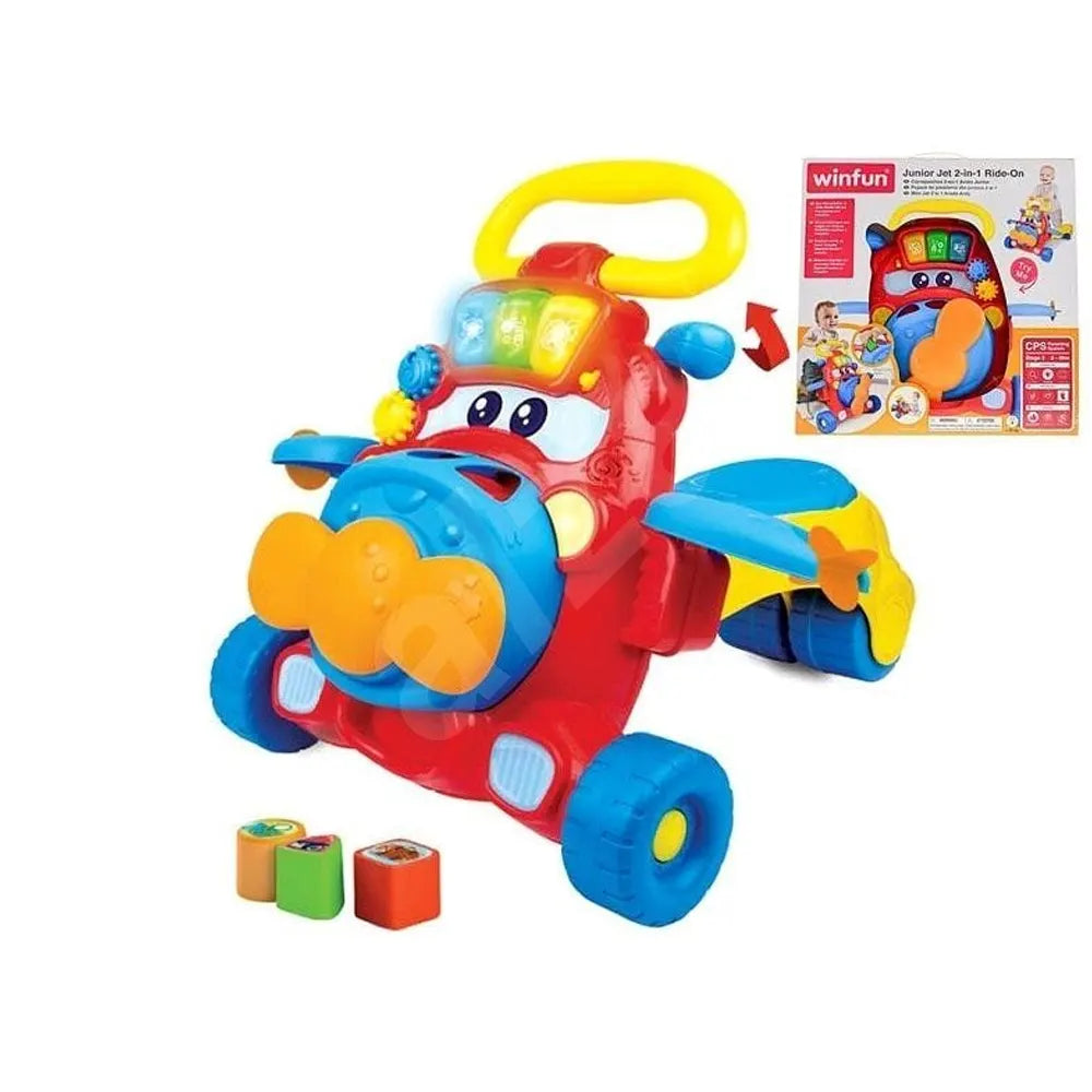 Winfun Porteur 2 en 1 Junior Jet - 6-36M