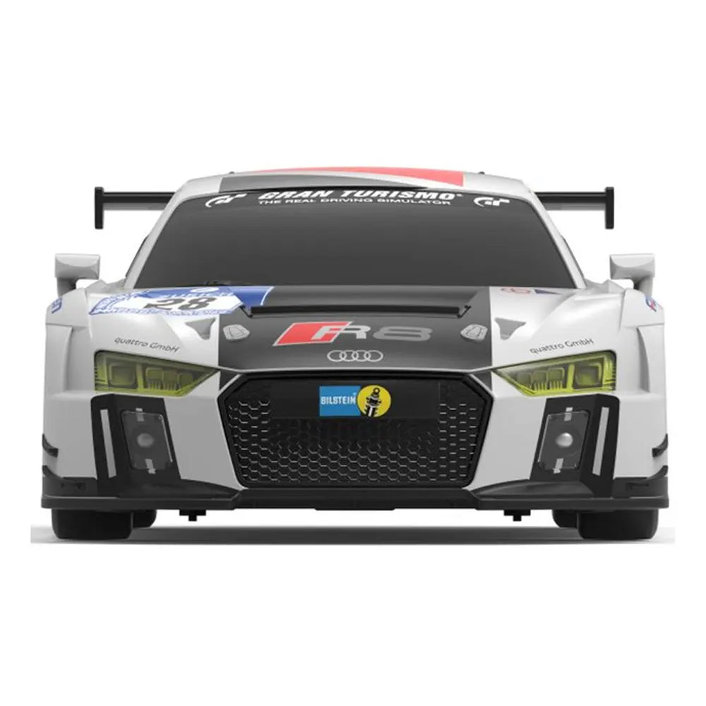 سيارة راستار أودي R8 بتحكم عن بعد بمقياس 1:18 - بيضاء