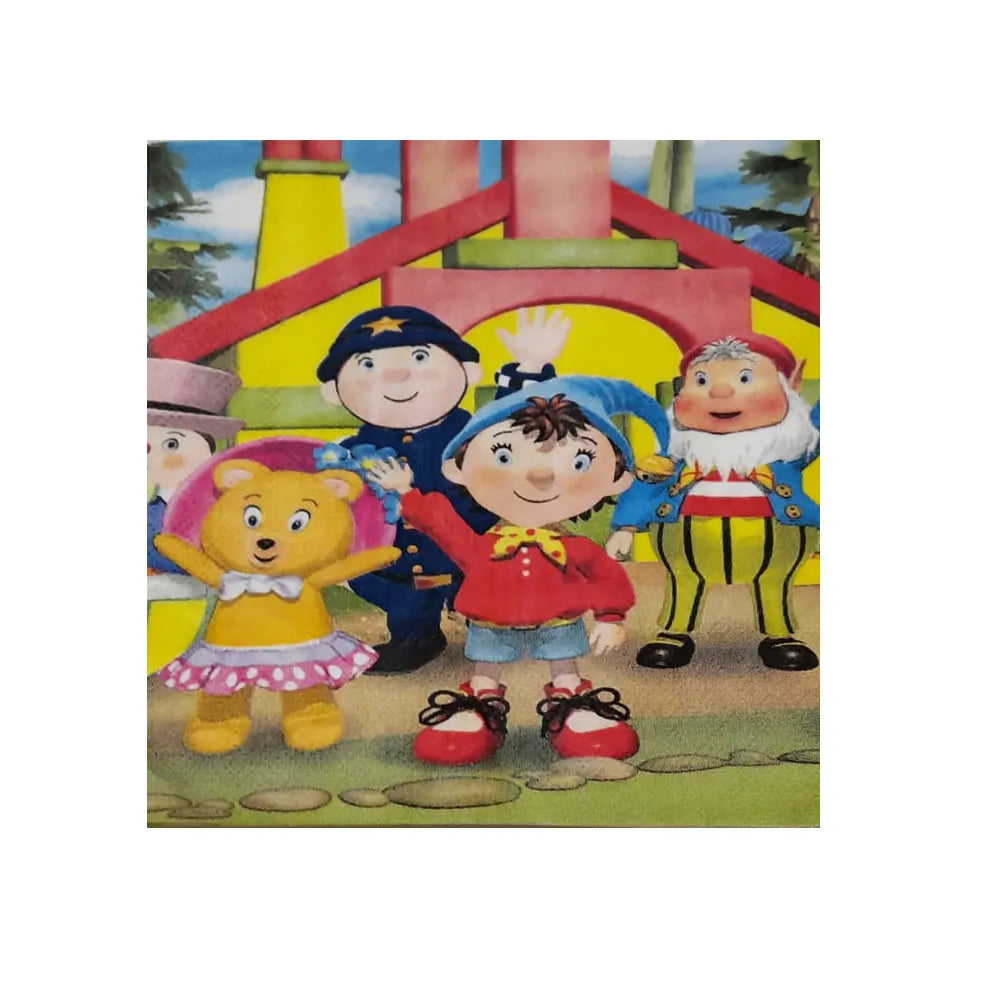 Pack of 10 Paper Napkins – Oui-Oui and his Friends