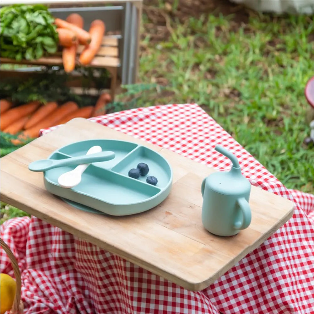 YUMMY Silicone Meal Set 6M+ - Sky Blue