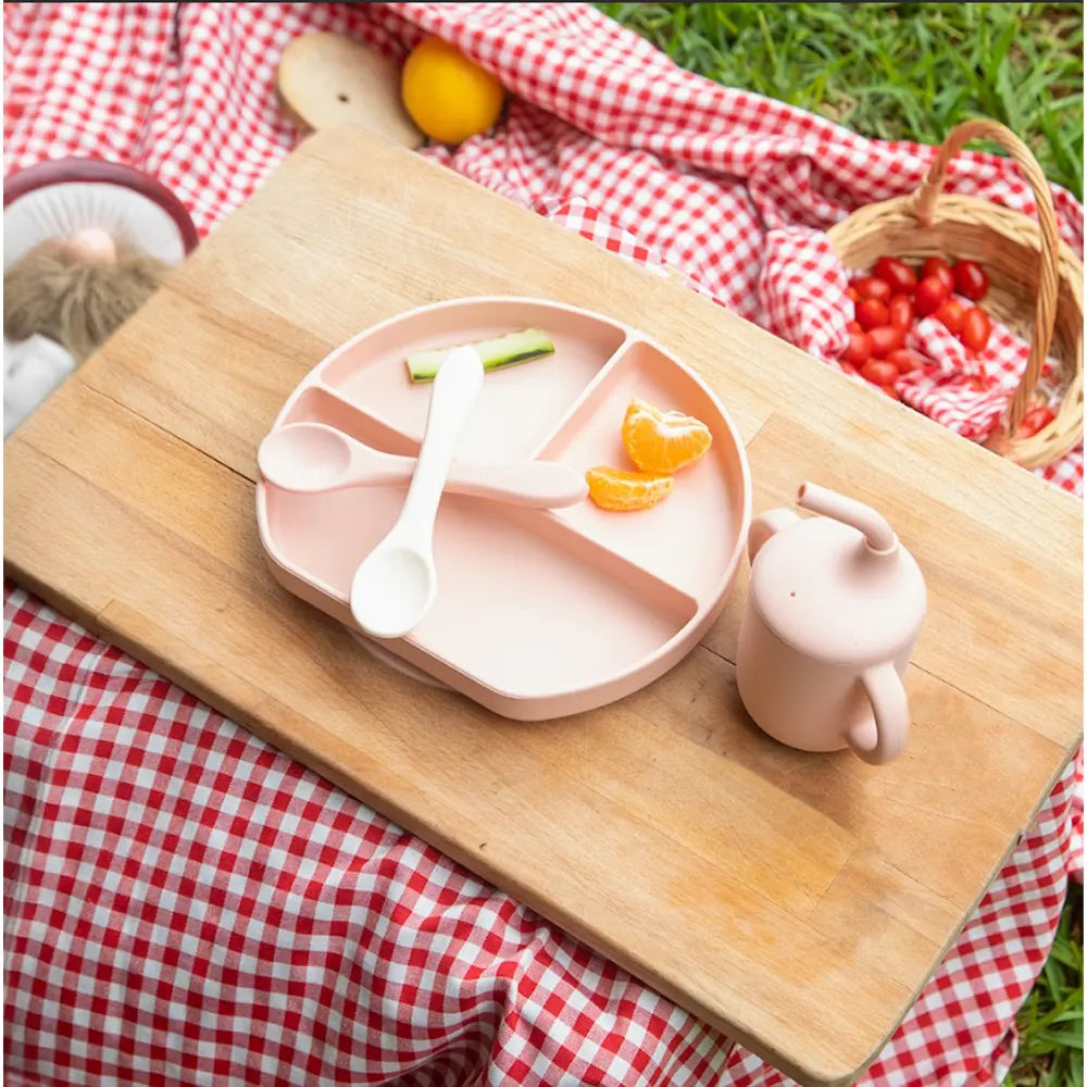 YUMMY Silicone Meal Set 6M+ - Sky Blue